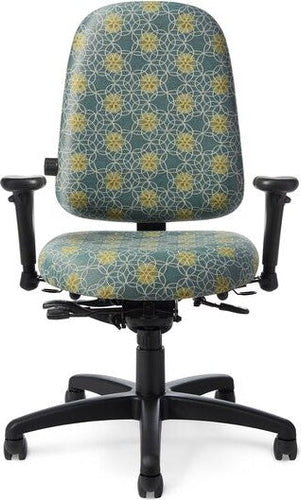 OfficeMaster Chairs - 7780 - Office Master Paramount Medium Build Ergonomic Office Chair With Lumbar Support