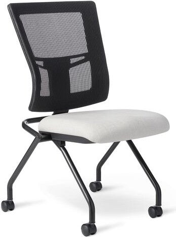 OfficeMaster Chairs - AF571N - Office Master Affirm Mid Back Ergonomic Office Guest Chair Armless