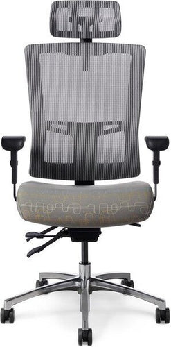 OfficeMaster Chairs - AF579 - Office Master Affirm Simple Task High Back Ergonomic Chair with Headrest