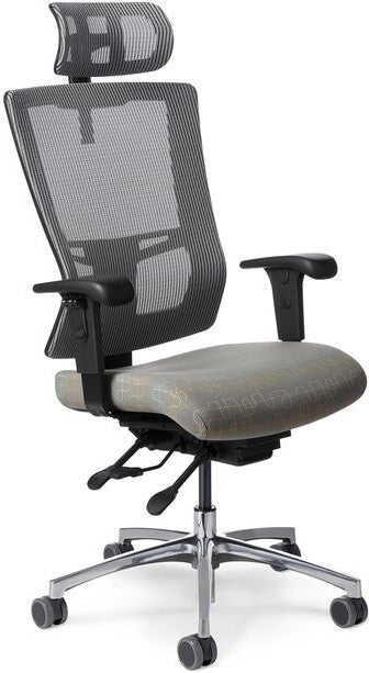 OM Seating - AF579-2 - Office Master Affirm Simple Task High Back Ergonomic Chair with Headrest