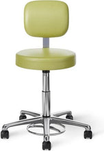 Load image into Gallery viewer, OfficeMaster Chairs - CL15 - Office Master Classic Professional Lab and Healthcare Stool with Back Rest
