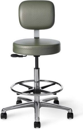OfficeMaster Chairs - CL23 - Office Master Exam Room Stool with Back Rest and Footring