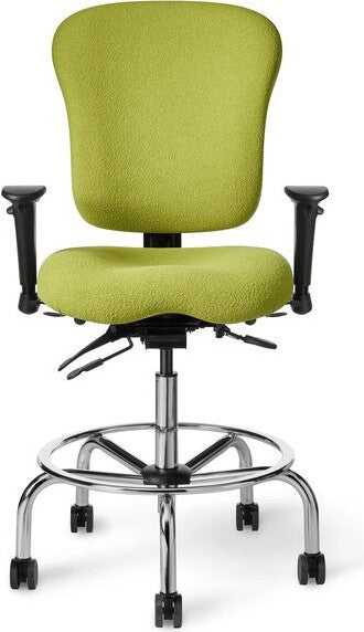 OM Seating - PAC61-LS - Office Master Classic Medium Build Multi Functional Ergonomic Lab Stool