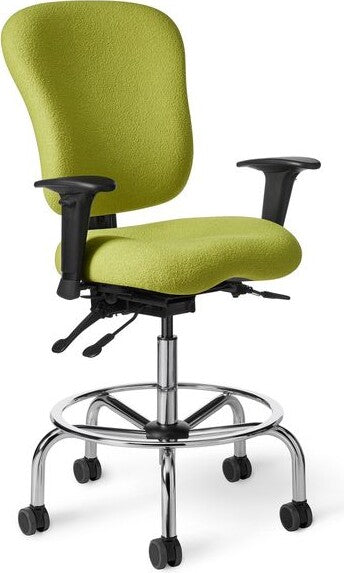 OM Seating - PAC61-LS-2 - Office Master Classic Medium Build Multi Functional Ergonomic Lab Stool