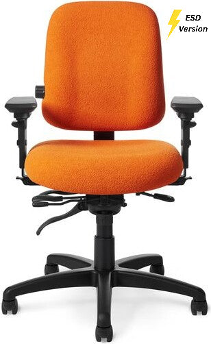 OM Seating - EV74 - Office Master Electrostatic Discharge ESD Multi Function Ergonomic Chair (Vinyl)