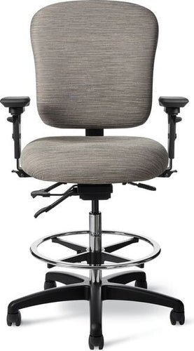 OfficeMaster Chairs - IU55 - Office Master 24-Seven Intensive Use Ergonomic Stool