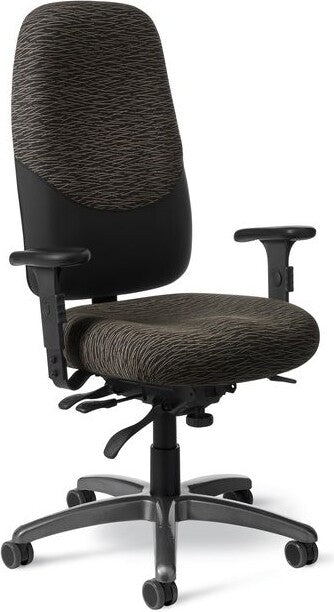 OM Seating - PT79PD-2 - Office Master 24-7 Intensive Use High Back Police Department Chair