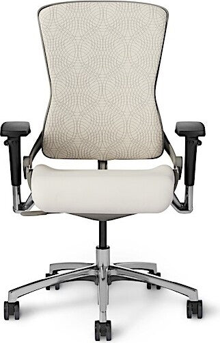 OfficeMaster Chairs - OM5-GEX - Office Master Palladium Grey Executive Back Ergonomic Chair