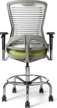 Load image into Gallery viewer, OfficeMaster Chairs - OM5-GEX-6 - Office Master Palladium Grey Executive Back Ergonomic Chair
