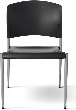 OfficeMaster Chairs - SG300 - Office Master Contoured Poly Back Armless Stacking Chair