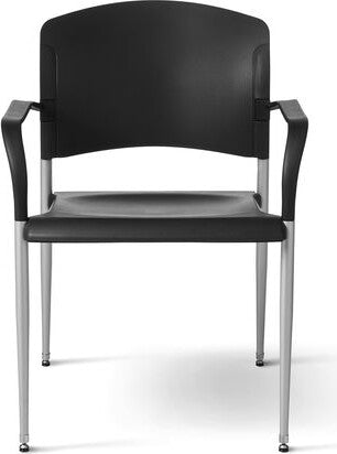 OfficeMaster Chairs - SG3A - Office Master Contoured Poly Back Armless Stacking Chair