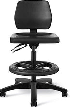 Load image into Gallery viewer, OfficeMaster Chairs - WS25 - Office Master Workstool Basic Bench Height with Backrest and Footring
