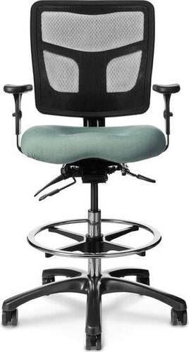 OfficeMaster Chairs - YS75 - Office Master Yes Deluxe High Stool with Footring