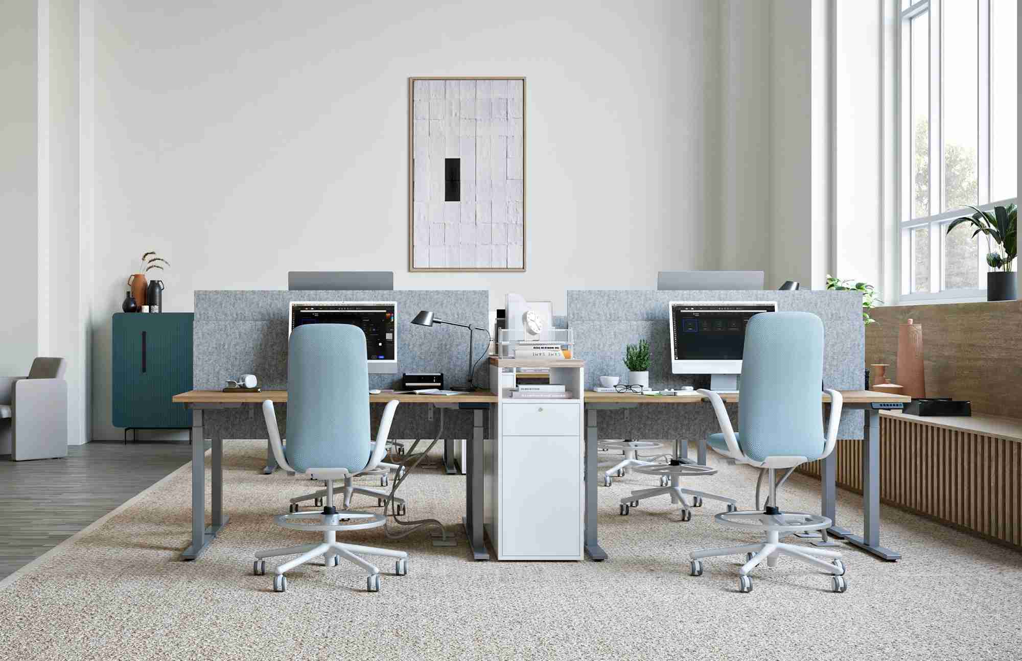 Special T - HIKE-2448-BV-15 - Special T HIKE Electric Rectangular Height Adjustable Table