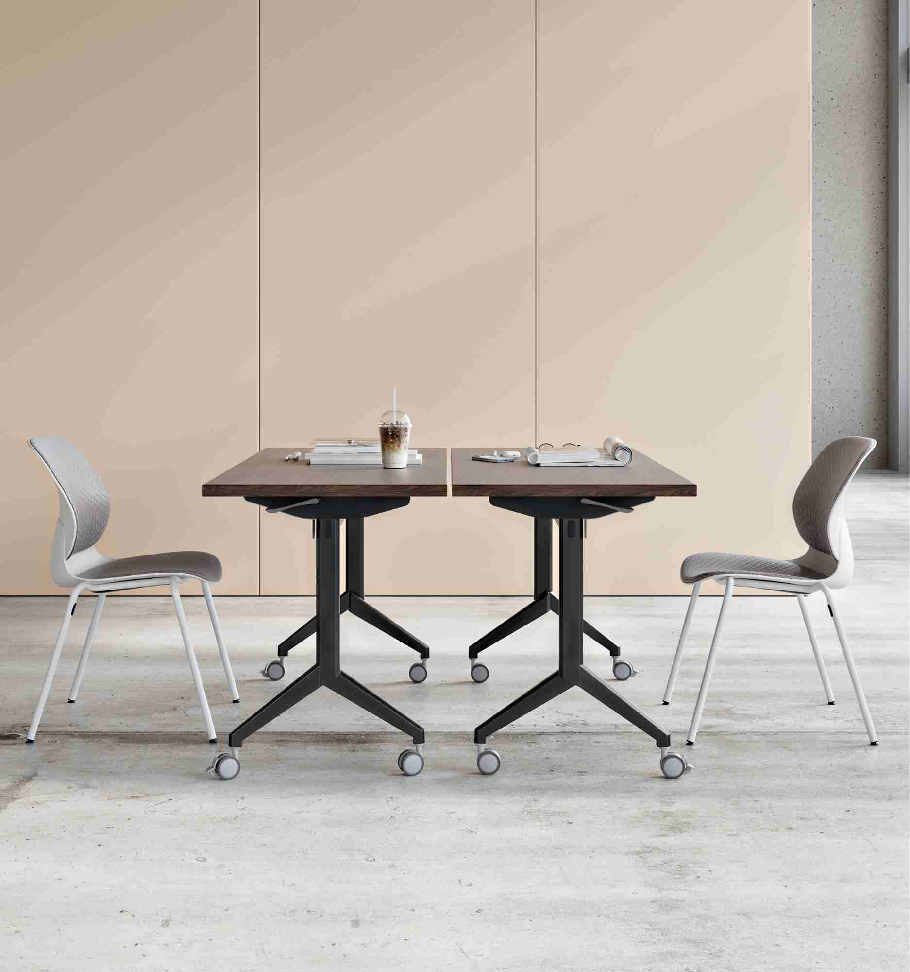 Special T - oneDCAL-2448-13 - Special T Caliber Rectangular Flip & Nest Training Room Table