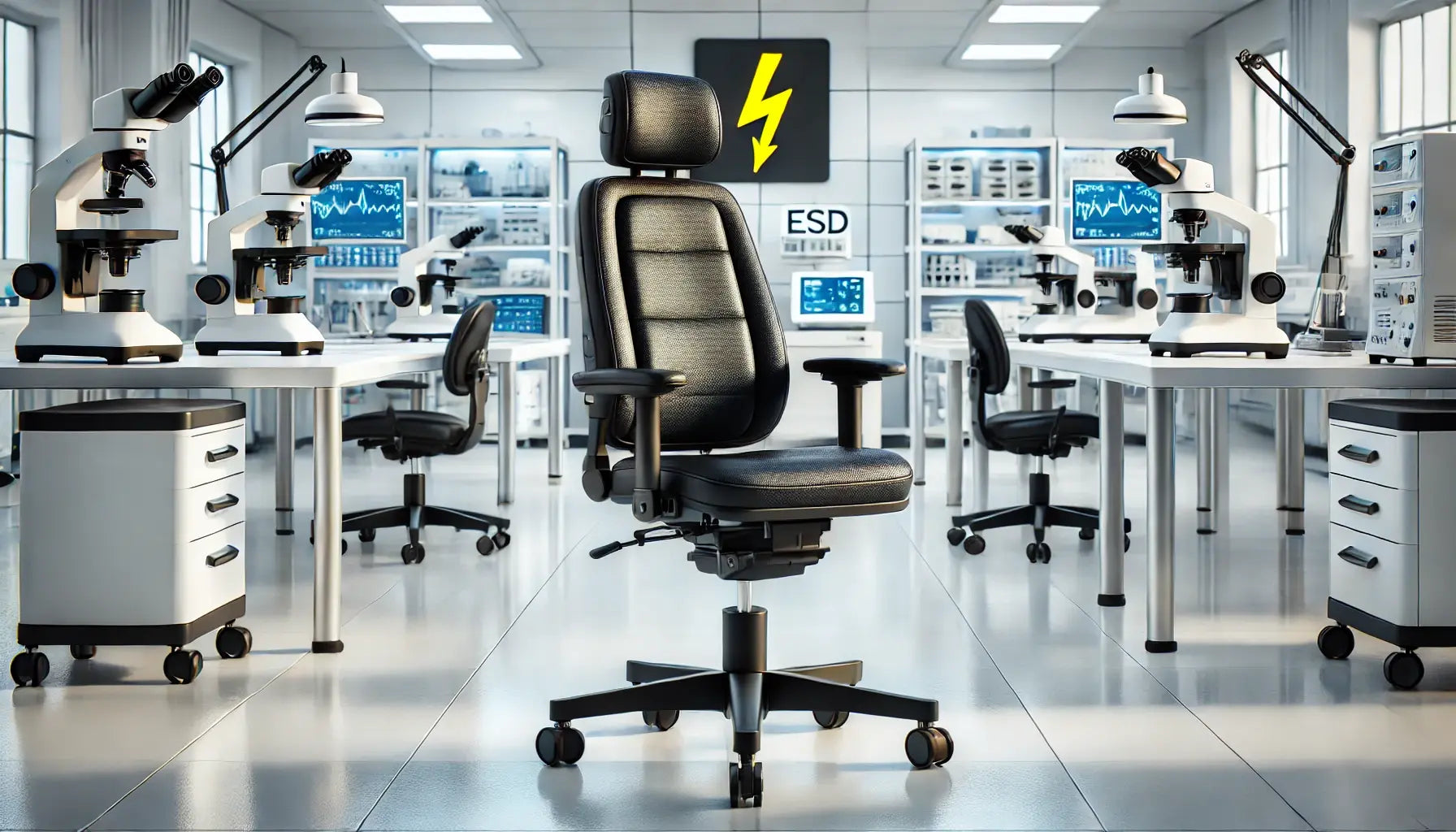 Electrostatic Discharge (ESD) Chairs and Parts