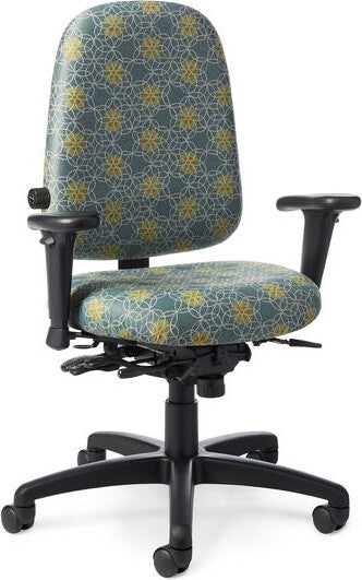 OM Seating - 7780-2 - Office Master Paramount Medium Build Ergonomic Office Chair With Lumbar Support