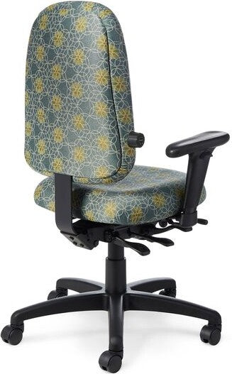 OM Seating - 7780-3 - Office Master Paramount Medium Build Ergonomic Office Chair With Lumbar Support
