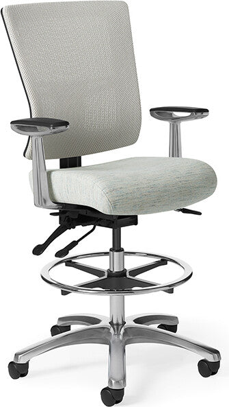 OM Seating - AF515-2 - Office Master Affirm Armless Ergonomic Stool