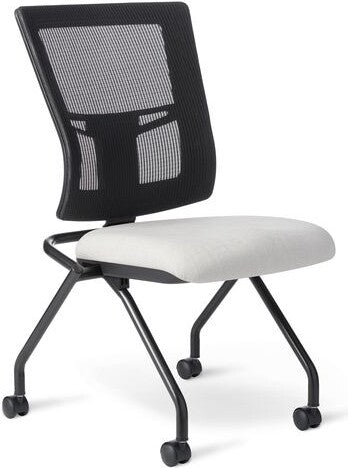 OM Seating - AF571N - Office Master Affirm Mid Back Ergonomic Office Guest Chair Armless