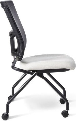 OM Seating - AF571N-2 - Office Master Affirm Mid Back Ergonomic Office Guest Chair Armless