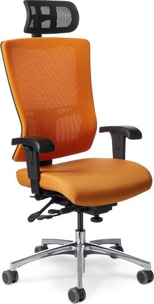 OM Seating - AF589-2 - Office Master Affirm Multi Function High Back Ergonomic Chair with Headrest