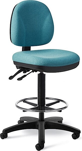 OM Seating - BC45-2 - Office Master Tilting Budget High Stool with Footring