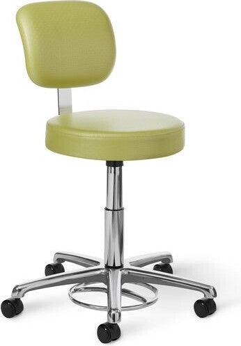 OM Seating - CL15-2 - Office Master Classic Professional Lab and Healthcare Stool with Back Rest
