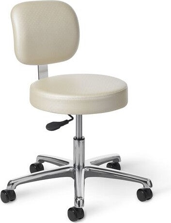 OM Seating - CL22-2 - Office Master Exam Room Stool with Back Rest
