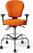 Load image into Gallery viewer, OfficeMaster Chairs - PAC53-LS - Office Master Classic Small Build Multi Functional Ergonomic Lab Stool
