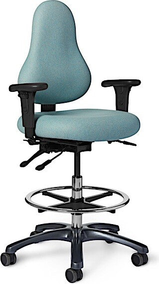 OM Seating - DB54-2 - Office Master Discovery Back Adjustable Stool