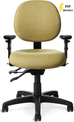 OM Seating - EF44 - Office Master Electrostatic Discharge ESD Ergonomic Mid Back Task Chair (Fabric)