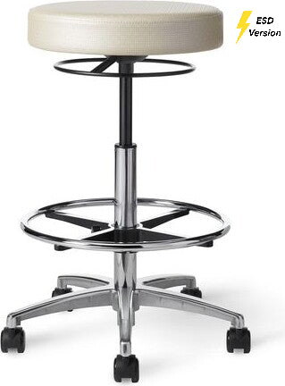 OM Seating - EV13 - Office Master Electrostatic Discharge ESD Healthcare High Stool (Vinyl)