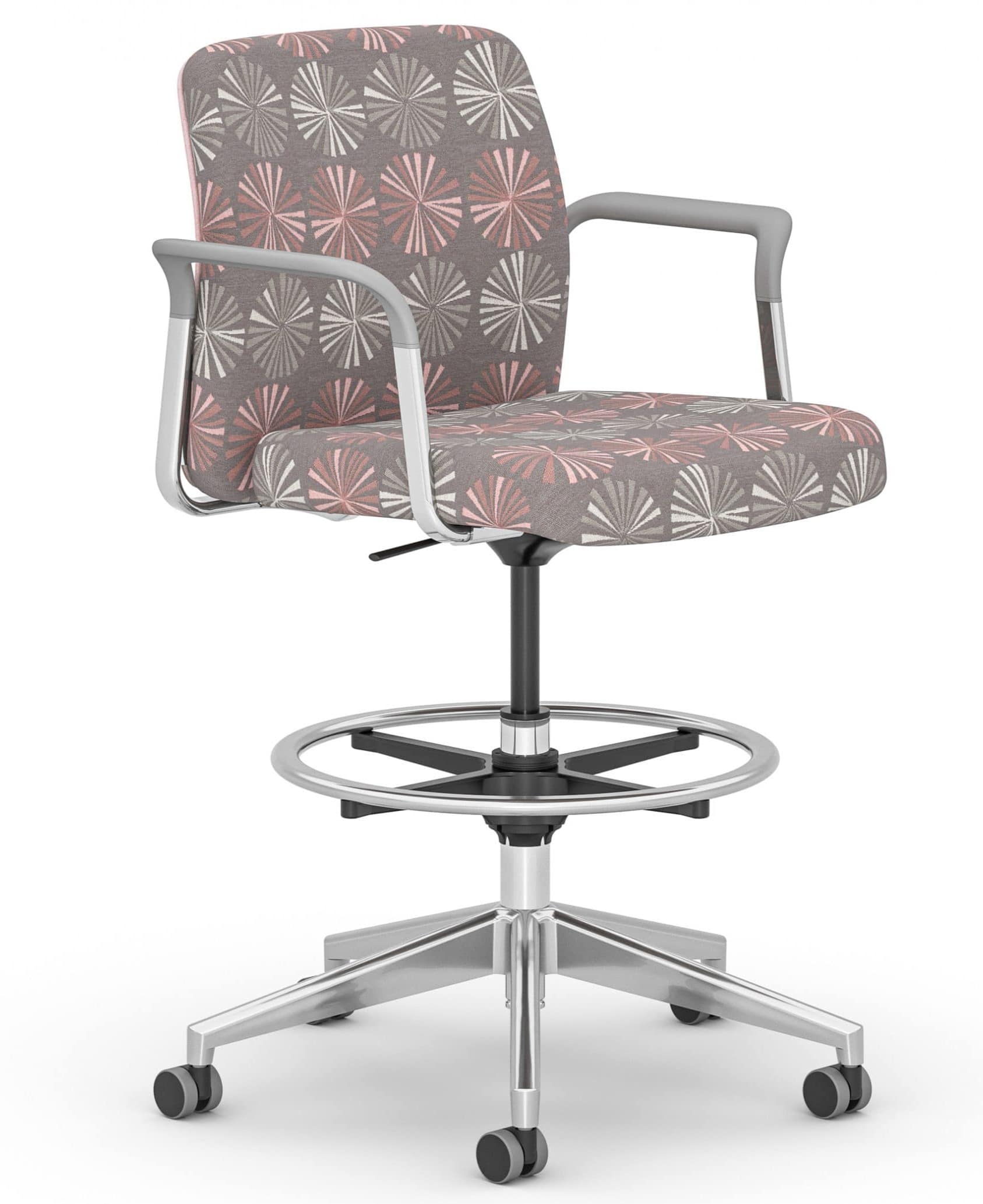 OM Seating - GY4-TS-2 - Office Master Ginny Multi Tasker Stool
