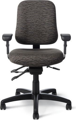 OM Seating - PT72IU - Office Master 24-Seven Intensive Use Mid Back Ergonomic Task Chair