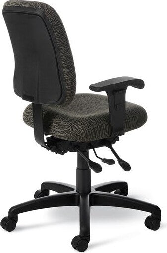 OM Seating - PT72IU-3 - Office Master 24-Seven Intensive Use Mid Back Ergonomic Task Chair