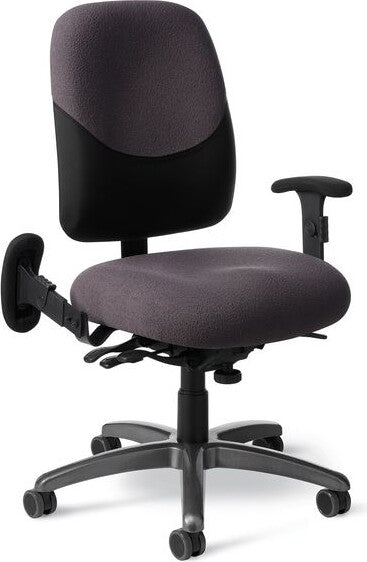 OM Seating - PT76PD-2 - Office Master 24-7 Intensive Use Large Build Police Department Chair