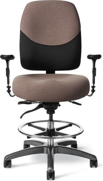 OM Seating - PT77PD - Office Master 24-7 Intensive Use Police Department Stool