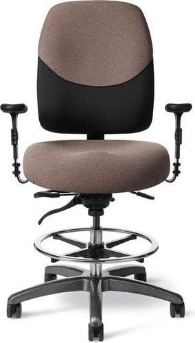 OfficeMaster Chairs - PT77PD - Office Master 24-7 Intensive Use Police Department Stool