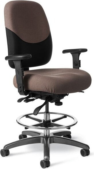 OM Seating - PT77PD-2 - Office Master 24-7 Intensive Use Police Department Stool