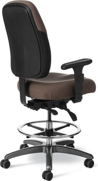 OM Seating - PT77PD-3 - Office Master 24-7 Intensive Use Police Department Stool