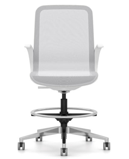 OM Seating - LN5-TS-4 - Office Master Lorien Mid-Back Task Stool