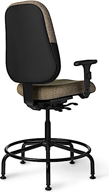 OM Seating - MX87PD-3 - Office Master Maxwell Police Department Intensive Use Big Build Stool