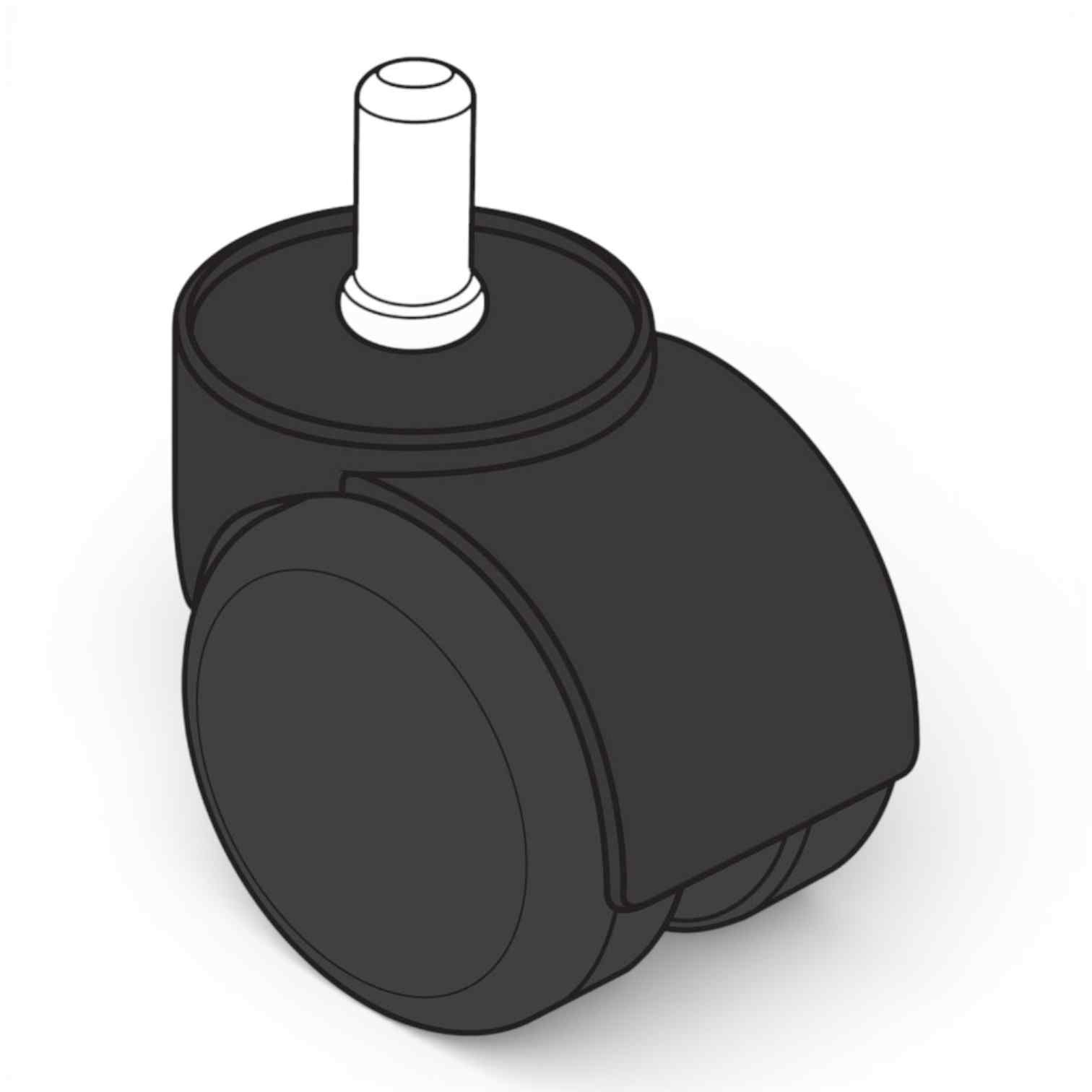 55C - Office Master Regular Carpet Caster