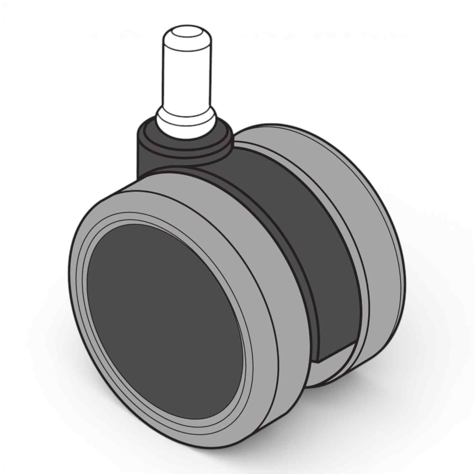 OM Seating - 65MS - Office Master Multi-Surface Soft Caster