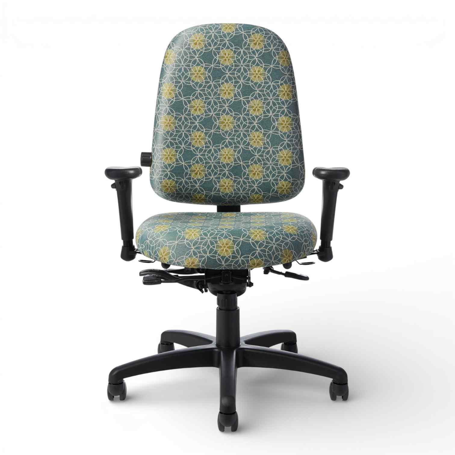 OM Seating - 7780 - Office Master Paramount Medium Build Ergonomic Office Chair With Lumbar Support