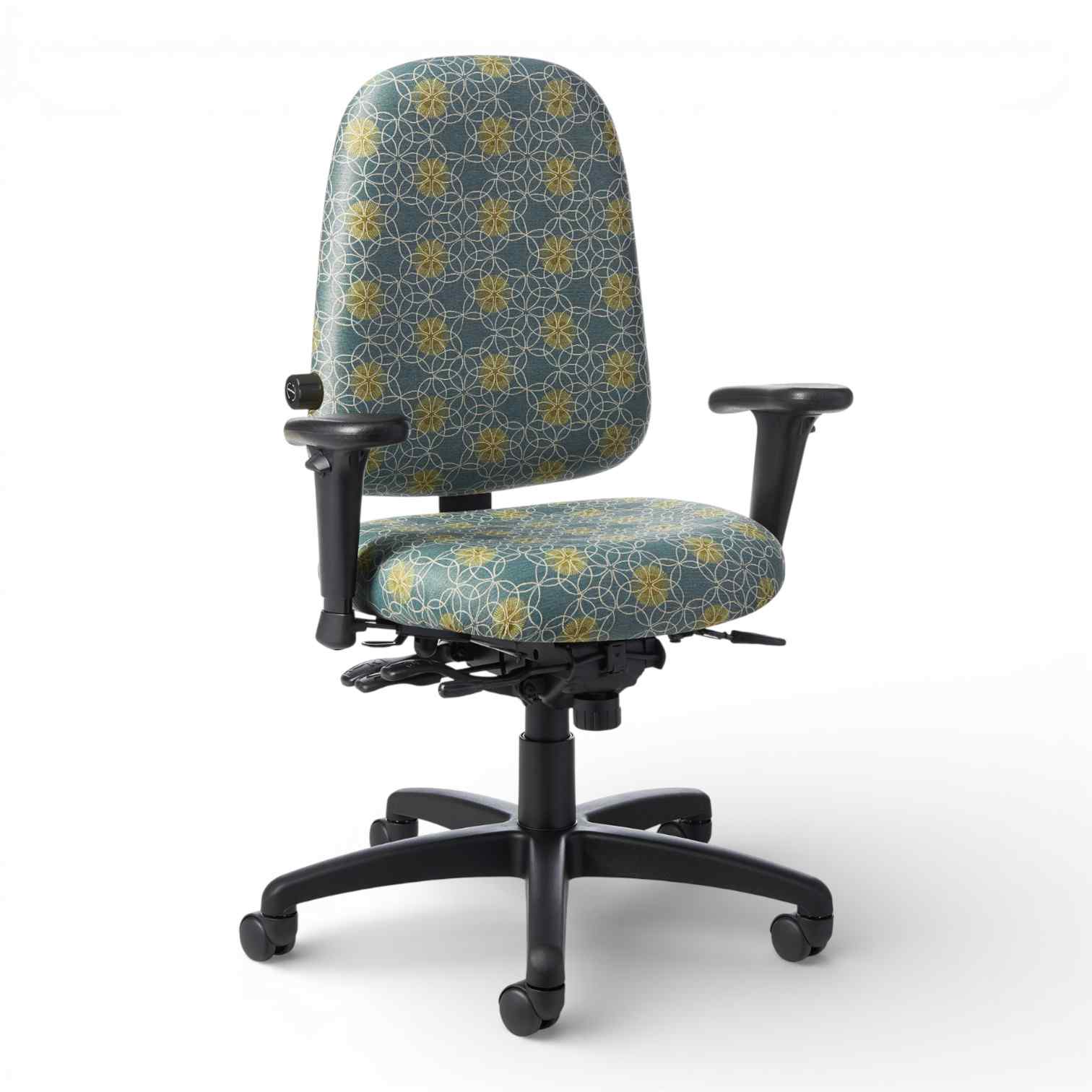 OM Seating - 7780-2 - Office Master Paramount Medium Build Ergonomic Office Chair With Lumbar Support