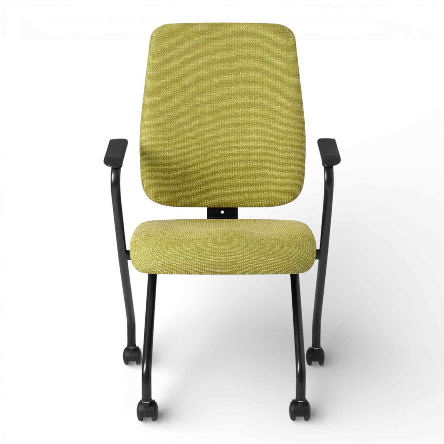 OM Seating - AF470N - Office Master Affirm Fixed Arms Cushioned Back Ergonomic Side Chair