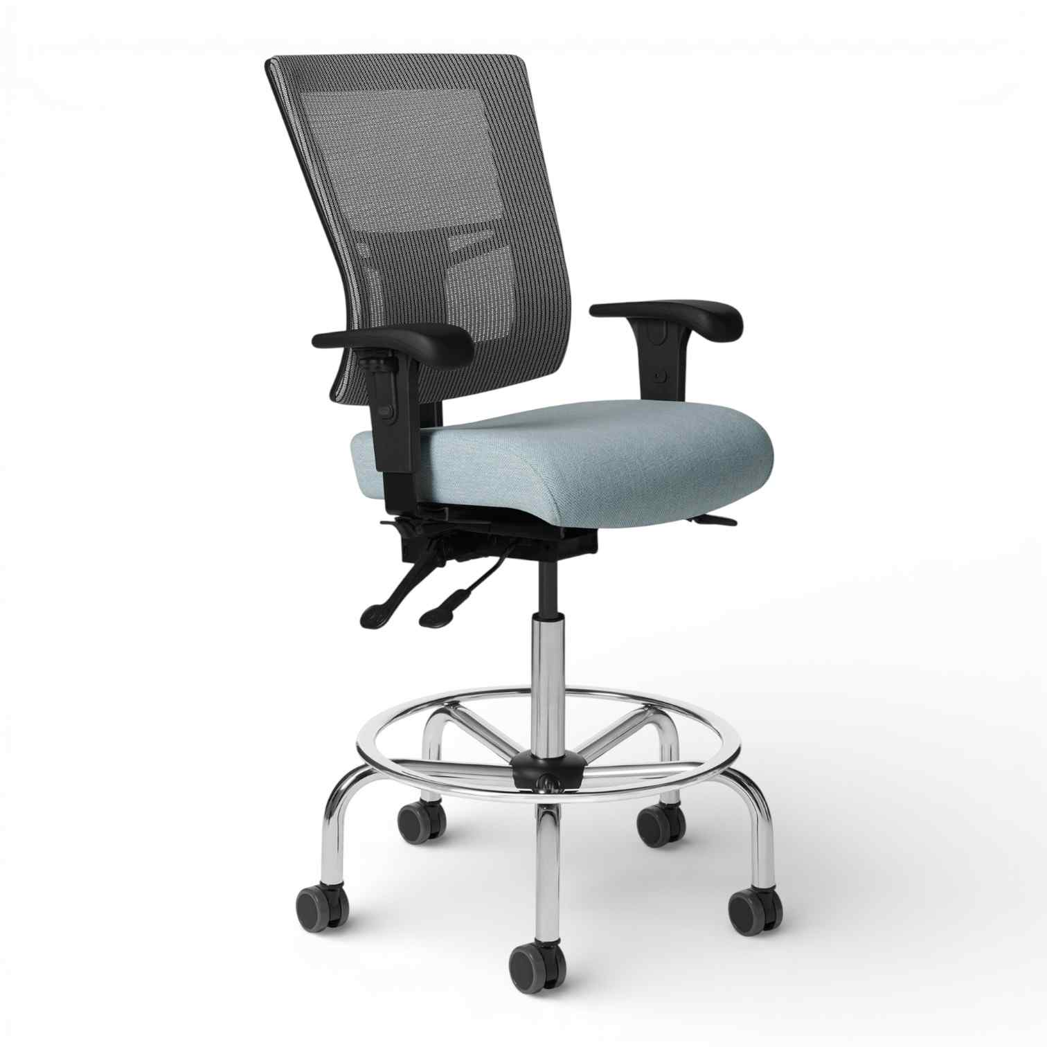 OM Seating - AF513-2 - Office Master Affirm Armless Ergonomic Stool