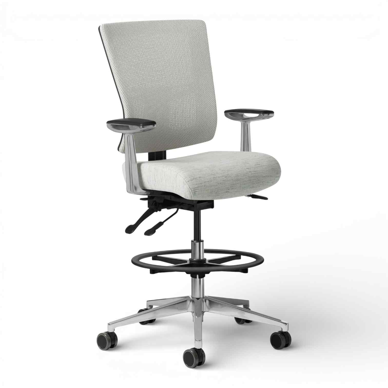 OM Seating - AF515-2 - Office Master Affirm Armless Ergonomic Stool
